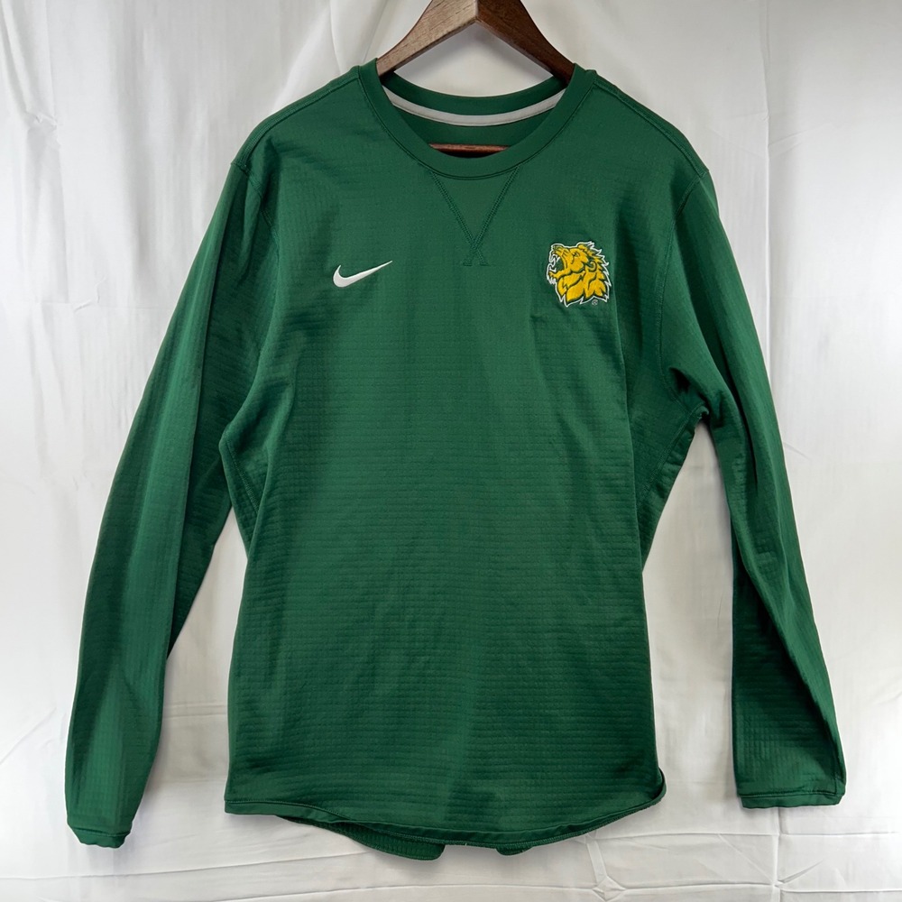 Nike Missouri Southern State Lions Training Top Mens L Green Waffle Long Sleeve